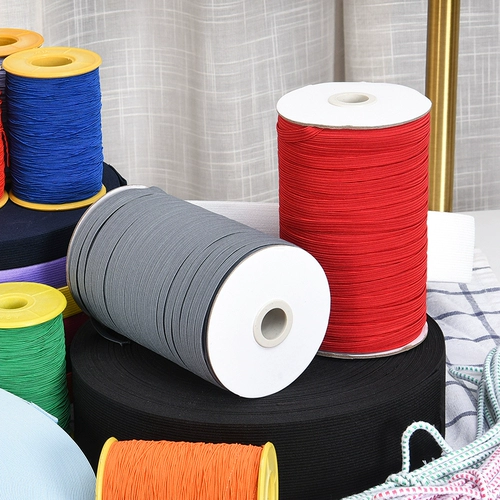 Цвет свободной полосы пропускания, широкая плоская эластичная полоса резиновая полоса вдали от вспомогательной зарядной трубки конного ремня [шириной 0,7 см]