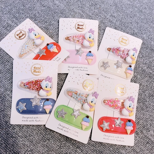 Детский аксессуар для волос из ПВХ, прозрачное флуоресцентное украшение-шарик, челка