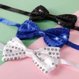 Детская галстук-бабочка для мальчиков, рубашка с бантиком, блестки для ногтей для раннего возраста, галстук для школьников