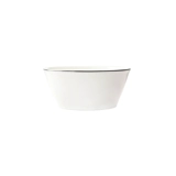 Высокая фарфоровая черная катушка Сторона простая здоровая посуда посуда диск неглубокий диск, миска, миска для салата для салата