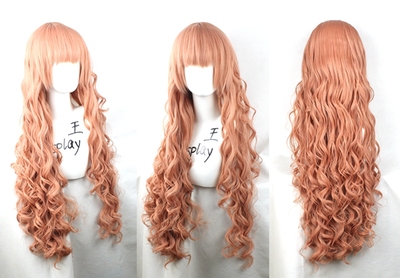 taobao agent Emperor cosplay wig fate cos Ling Lap Lap Royal Empress 1532 color wig Da wave custom fake hair