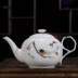 Bộ ấm trà bằng gốm đơn đặt bộ ấm trà lớn với khay trà hộ gia đình dung tích lớn ấm trà màu xanh và trắng sứ Jingdezhen - Trà sứ bình lọc trà Trà sứ