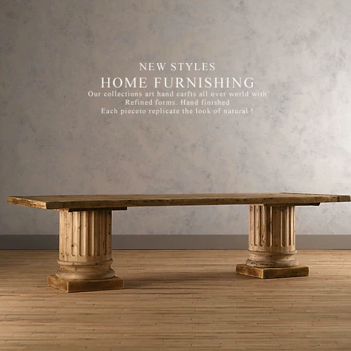 Nuoye Village европейская стиль американская стиль римский колонна старое здание деревянное столовое столовое стол