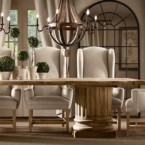 Nuoye Village европейская стиль американская стиль римский колонна старое здание деревянное столовое столовое стол