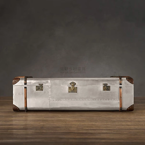 Новая американская сельская европейская в стиле промышленное авиационное алюминиевое алюминиевое алюминиевое алюминиевое кофейное столик Мебель вилла мебель вилла