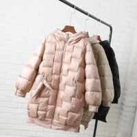 Quần áo cotton C9 nữ dài mùa đông 2018 phiên bản mới của Hàn Quốc bánh mì dày bánh mì nhỏ áo khoác cotton - Bông áo phao nữ đẹp 2020