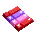 ESC Red Love Key Lover Lover Qixi Gift PBT Cherry MX8.0 Письмо 3.0s Введите оригинальную высокую личность