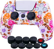 Рукав силиконовые ручки 喷油ps5迷彩手柄硅胶套 ps5手柄保护套 ps5游戏控制器防滑