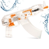 Электрический водный пистолет для воды, пистолет-пулемет, игрушечный пистолет, рюкзак, 6м