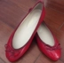 2017 mùa thu Dongdaemun giày của phụ nữ cúi đỏ thấp để giúp giày đơn scoop giày nông giày giày phẳng bây giờ