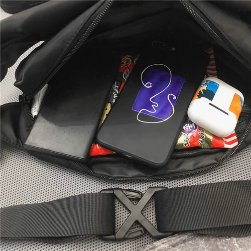 Мужская брендовая нагрудная сумка, рюкзак, сумка через плечо, в корейском стиле