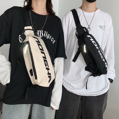 Спортивная сумка через плечо в стиле хип-хоп, небольшая сумка, рюкзак, нагрудная сумка