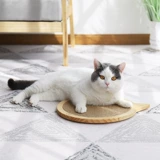 喵仙儿 Сплошной древесина кошачья головка, схватывающая пластинку -изготовленная меча льняная прочная кошачья когти, кошачья игрушка