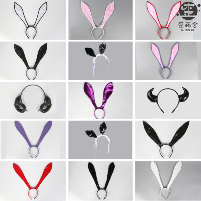 taobao agent Rabbit ears crooked cute, hair jewelery hair hoop rabbit girl cos