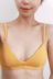 Cô gái áo ngực Nhật Bản chủ đề bông đồ lót mặc bikini áo ngực tam giác cup sexy phần mỏng không có vòng thép áo ngực nhỏ nữ Bikini