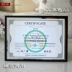 Ủy quyền danh dự A4 Hộp chứng chỉ A5 Crystal Glass 8 10 Small 12 inch Photo Frame Platter Medal Hiển thị tường Kính