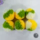 Светлый желтый+фруктовый зеленый+золотисто -желтый