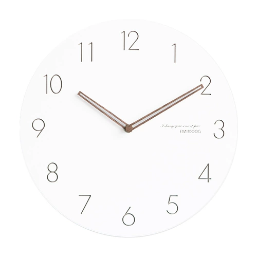 Emitdoog12 дюйма Nordic Watch Living Room Современная простая креативная спальня для спальни, мебель европейская стиль висящие часы молчание