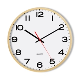 Северные висячие часы гостиная сплошные дерево Простые современные творческие часы висят часы 12 -тихий тихий спальня домашние кварцевые часы