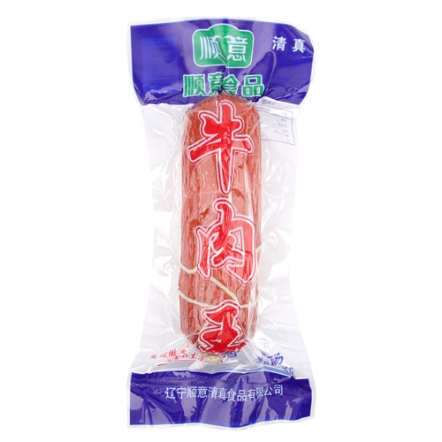 Shunyi Beef King Halal Beef колбаса 400G Бесплатная доставка халяльская еда мусульманская еда открывает сумку и есть грубость