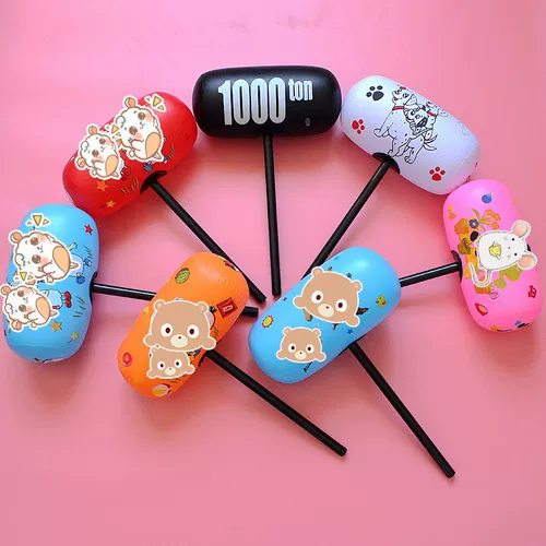 Большой мультяшный молоток, барабаны, игрушка, молот метеора