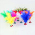 W11 Feather Duster Trẻ em Bọ cạp Sinh viên Thể dục Giải trí Handmade Nhíp Tip Tail Velvet 043 - Các môn thể thao cầu lông / Diabolo / dân gian cầu đá lông đen Các môn thể thao cầu lông / Diabolo / dân gian