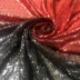 Hoa hồng đỏ xanh vàng sâm panh vàng gradient sequin vải váy hiệu suất quần áo vải sequin