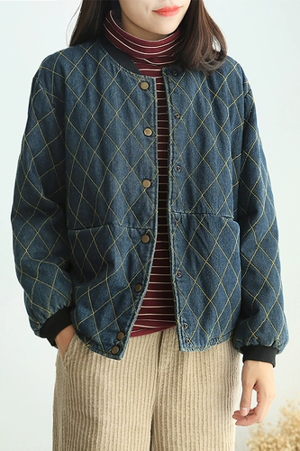 Медные демисезонные удерживающие тепло джинсы с начесом, куртка, бейсбольная форма, оверсайз, в корейском стиле