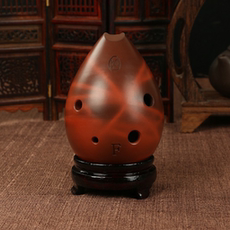 Глиняный сюнь 七星埙 六孔水滴熏烧埙 初学专业演奏陶埙 吴苏芯亲选