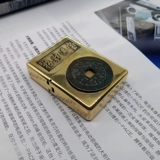 Ретро оригинальные дизайнерские монеты, инкрустация камня, нашивка, зажигалка на керосине, на удачу, делается под заказ