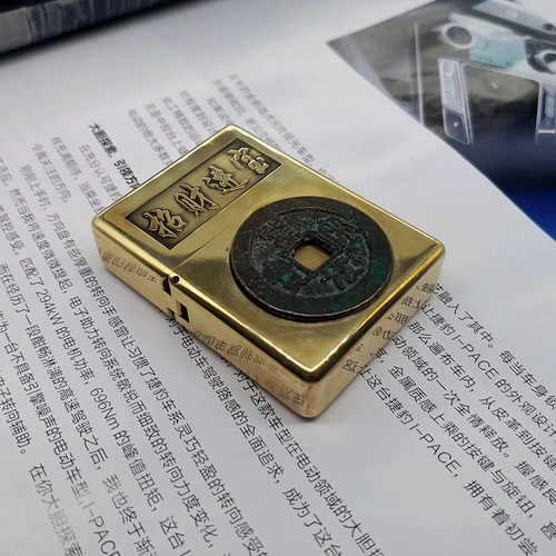 Ретро оригинальные дизайнерские монеты, инкрустация камня, нашивка, зажигалка на керосине, на удачу, делается под заказ