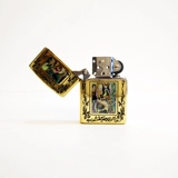 Гонконг Zorro Zorro Fire Machine Pure Copper Shell, старый модный керосиновый подарка песка, креативная масляная машина