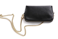 Дизайнерская кожаная цепь, портативная сумка на одно плечо, небольшая сумка, воловья кожа
