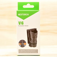 Nextorch Nalide v6 V5 Tactical Fast -Pull Flashlight 360 -Degree Вращение может заблокировать зажим зажима на талии.