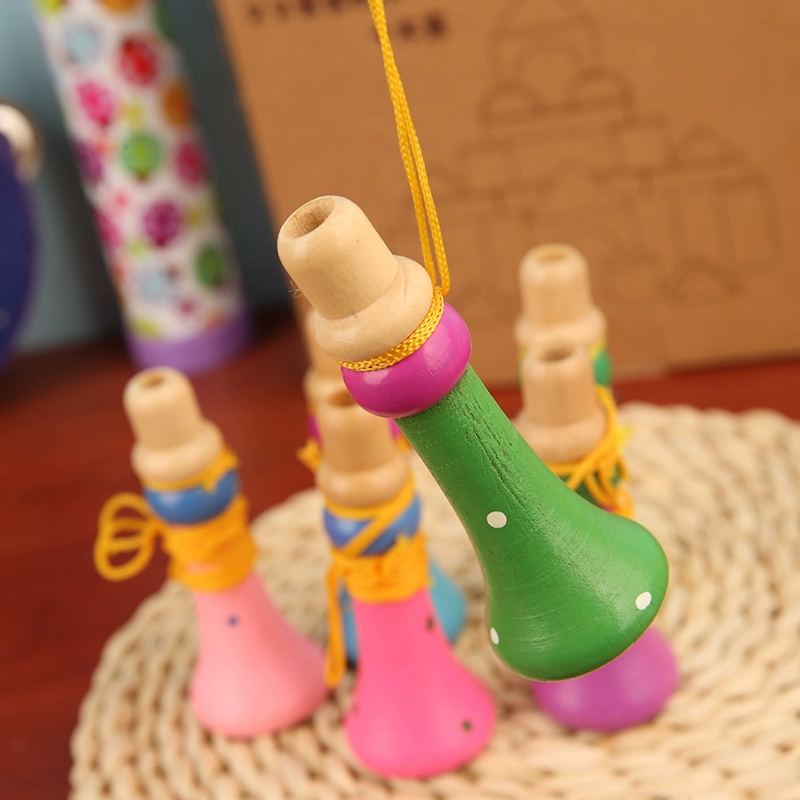 Dụng cụ Orff nhiều màu sắc bằng gỗ nhỏ còi còi giáo dục đồ chơi âm nhạc trẻ em chơi đồ chơi nhỏ - Đồ chơi âm nhạc / nhạc cụ Chirldren