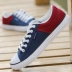 Kéo lại giày nam giày vải mùa xuân và mùa thu phiên bản mới của Hàn Quốc của giày nam Giày thông thường của Anh Giày sinh viên thể thao - Plimsolls giày thể dục Plimsolls