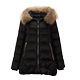 Mùa đông sản phẩm mới trong tuyết bay xuống áo khoác nữ một từ rộng trùm đầu lông lớn cổ áo dài phần dày X1501066 Xuống áo khoác