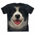 Mỹ The Mountain puppy in bông 3D vòng cổ đáy áo sơ mi couple t-shirt in ấn triều thương hiệu ngắn tay áo áo khoác cặp nam nữ Áo khoác đôi