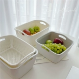 Двойная слоя для мытья корзина для корзин