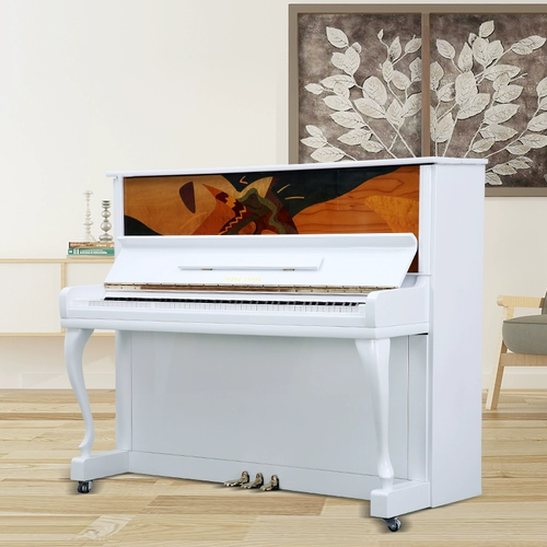 Импортное белое пианино для начинающих для взрослых из натурального дерева, в корейском стиле