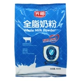 Guangming Whole -Fat Milk Powder 400 г мешков для студентов для студентов для взрослых пищевой молочный завтрак