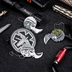 Miễn phí ngoài trời gấp nhỏ dao treo khóa Đa chức năng đồng xu dao chính chuỗi tự bảo vệ dao chiến thuật - Công cụ Knift / công cụ đa mục đích