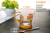 Импортная кофейная чашка, ароматизированный чай со стаканом, круглый отпечаток рук, защита от ожогов