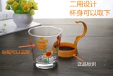 Импортная кофейная чашка, ароматизированный чай со стаканом, круглый отпечаток рук, защита от ожогов