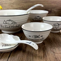 Шунксин в северном стиле в стиле европейского стиля керамическая рисовая чаша блюдо домашнее керамика Новая мечта.