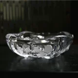 Япония импортированная густая мода прозрачная мода Crystal Glass Ashtray Creative Pancase Clearance