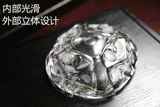 Япония импортированная густая мода прозрачная мода Crystal Glass Ashtray Creative Pancase Clearance