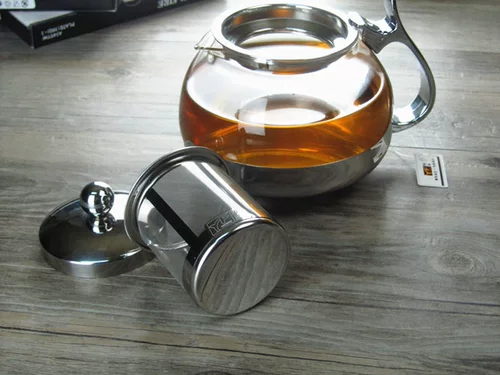 Глянцевый чайный сервиз, чай, заварочный чайник, мундштук из нержавеющей стали