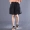 Matter Summer 2019 nữ phiên bản Hàn Quốc của quần lửng cỡ lớn văn học co giãn rắn màu cotton thường và quần short vải lanh - Quần short