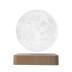 Đèn ngủ hình mặt trăng 3D màu trắng ấm làm quà tặng sinh nhật, Đèn ngủ hình mặt trăng dễ thương trang trí phòng ngủ 